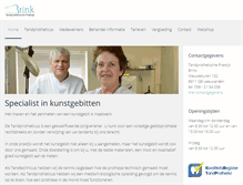 Tablet Screenshot of kunstgebitleeuwarden.nl